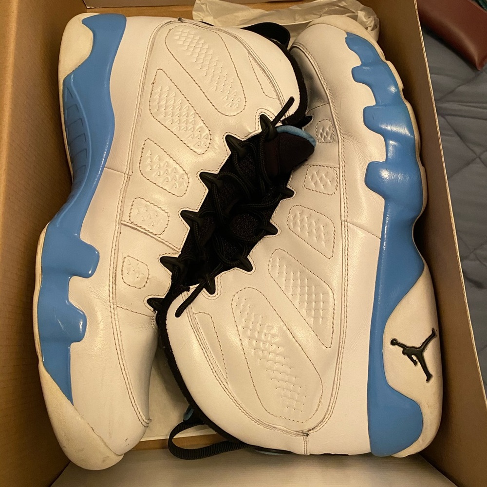 Jordan retro 9 Carolina sz.12 used